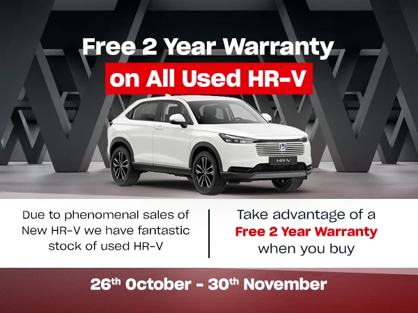 Used HR-V Warranty Offer