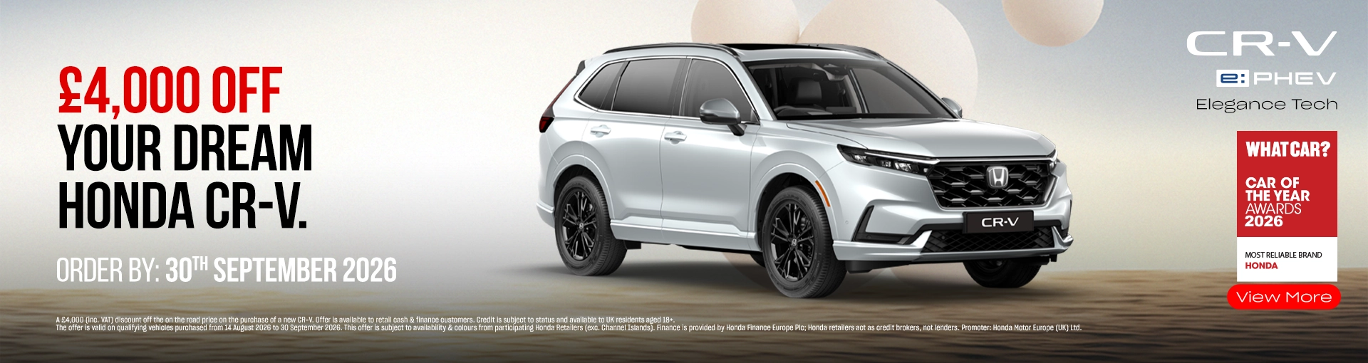 CR-V offer